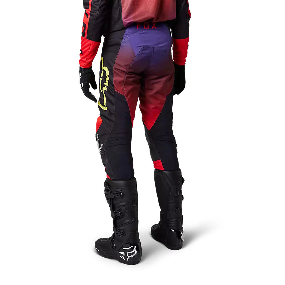 Pantalon Moto Fox Honda Rojo/Morado