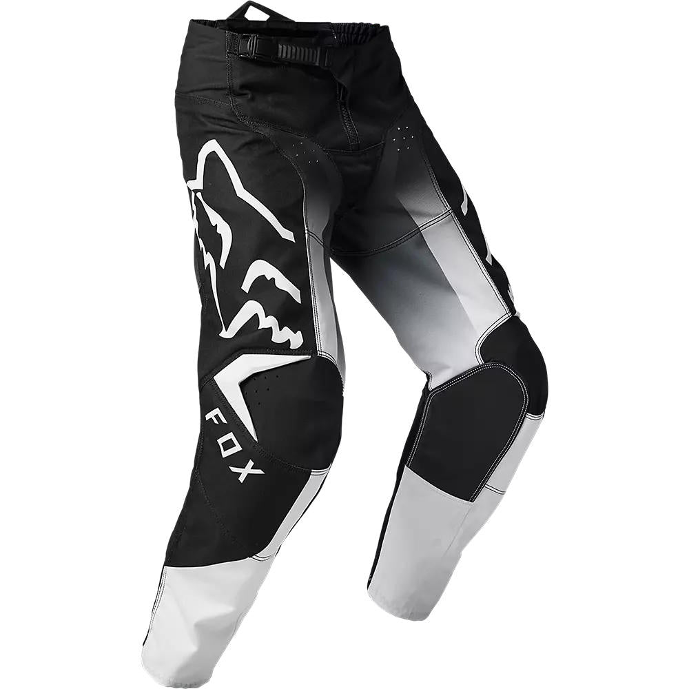 Pantalon Moto Niño 180 Leed Negro/Blanco Fox