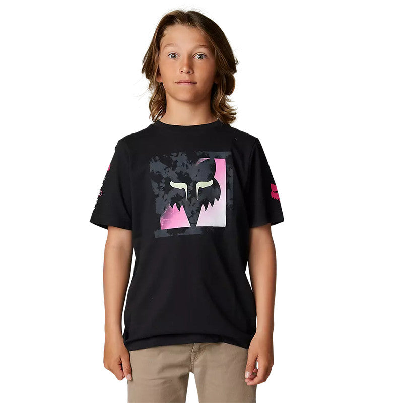 Polera Lifestyle Niño Detonate Negro Fox - Rideshop