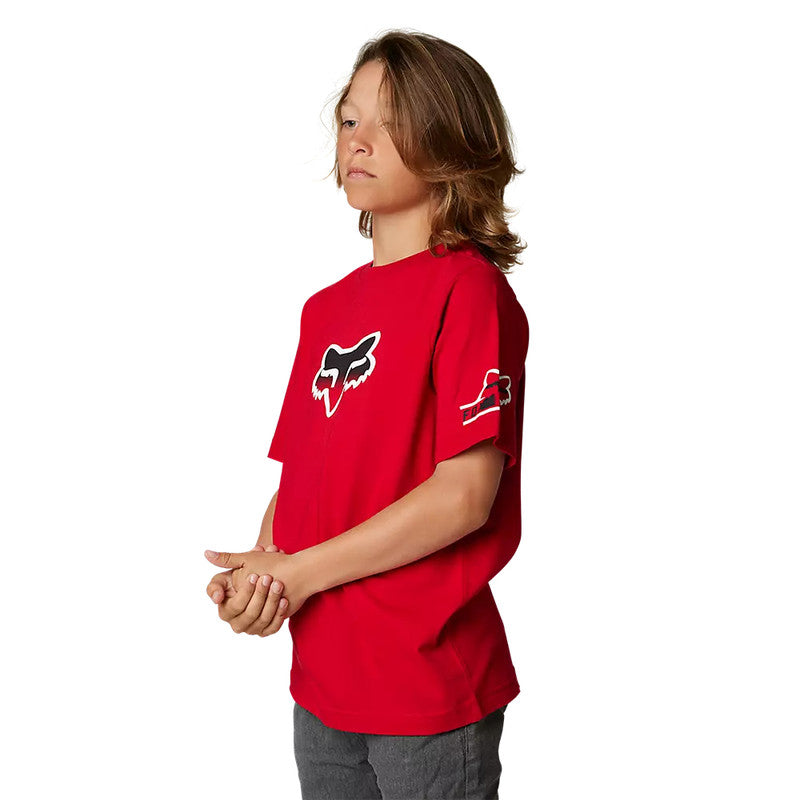 Polera Lifestyle Niño Vizen Rojo Fox - Rideshop