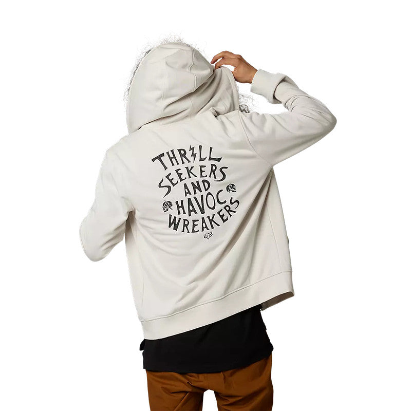 Poleron Lifestyle No Contest Blanco Fox - Rideshop