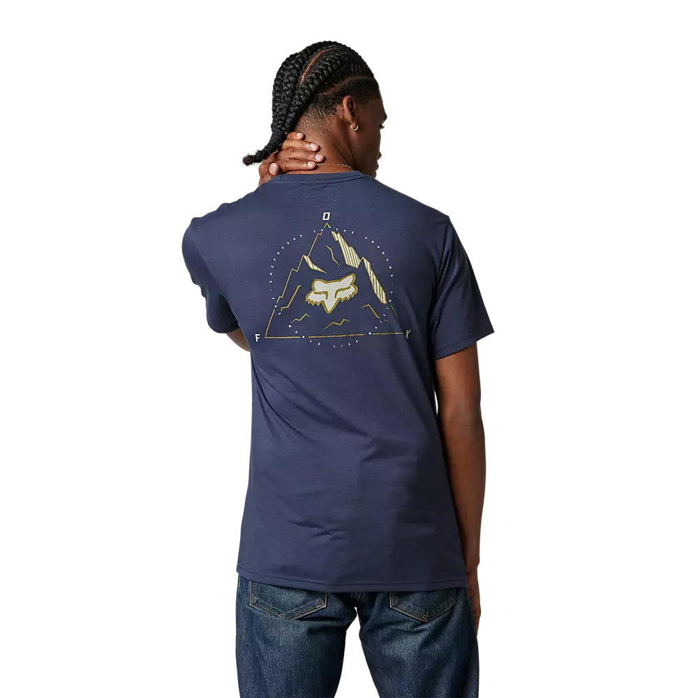 Polera Lifestyle Finisher Drirelease® Azul Fox - Rideshop