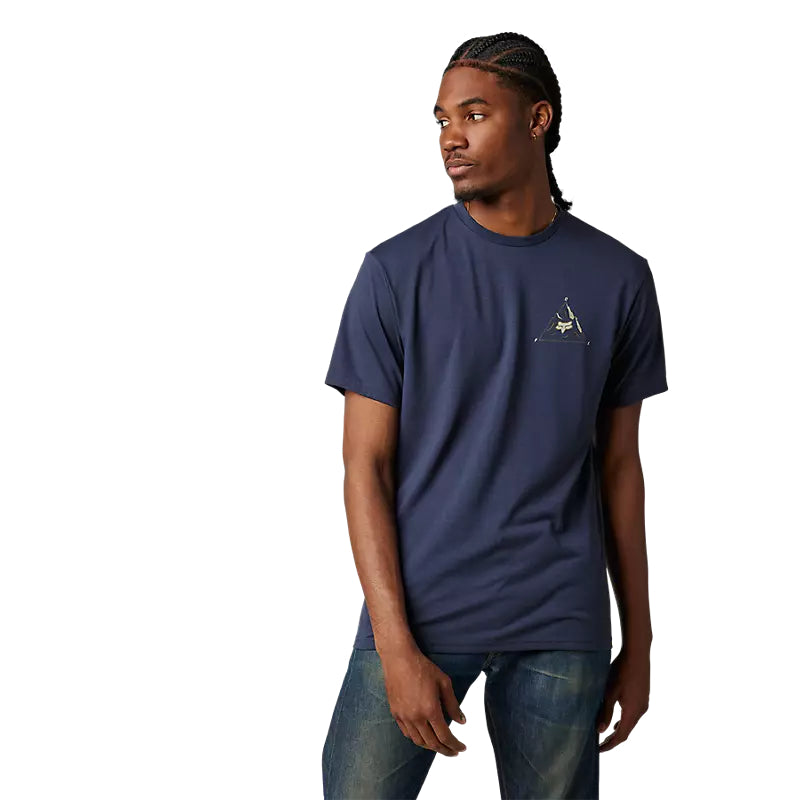 Polera Lifestyle Finisher Drirelease® Azul Fox - Rideshop