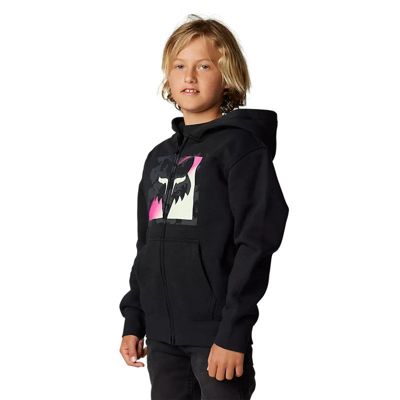 Poleron Lifestyle Niño Detonate Negro Fox - Rideshop