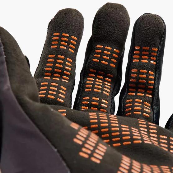 Guantes Moto Legion Drive Water Negro/Naranjo Fox