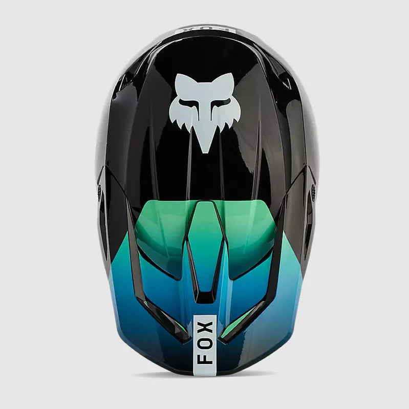 Casco Fox Moto V1 Ballast Negro/Azul