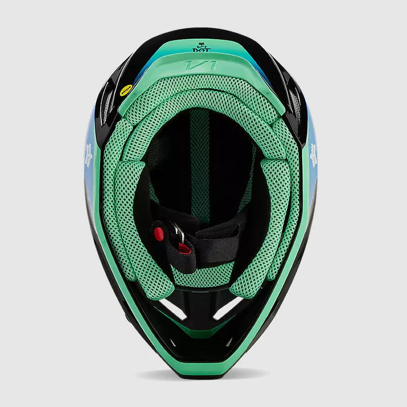 Casco Fox Moto V1 Ballast Negro/Azul