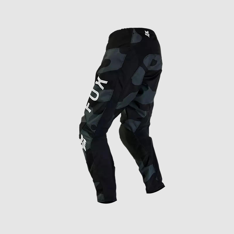 Pantalon Moto 180 Bnkr Camo Negro Fox