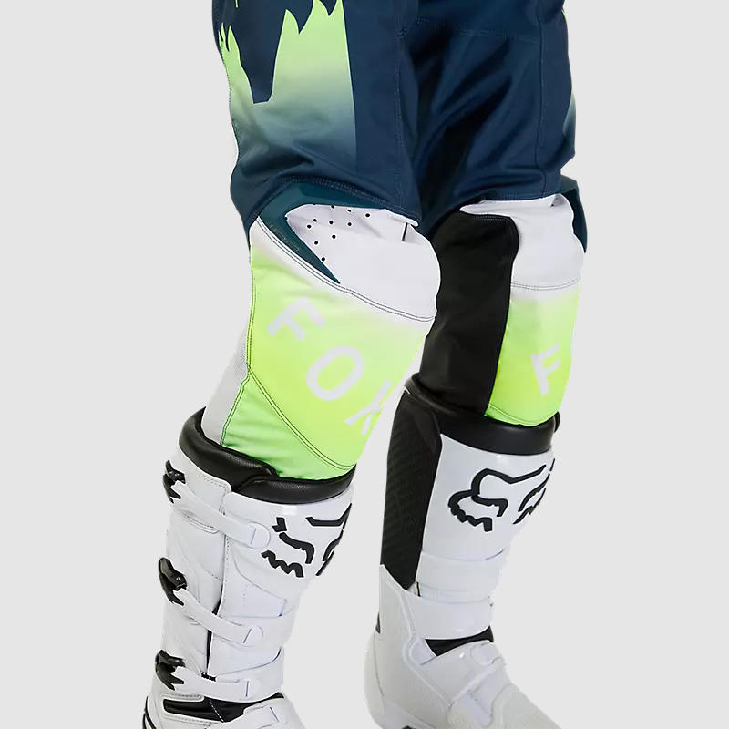 Pantalon Moto 180 Flora Azul Petroleo Fox