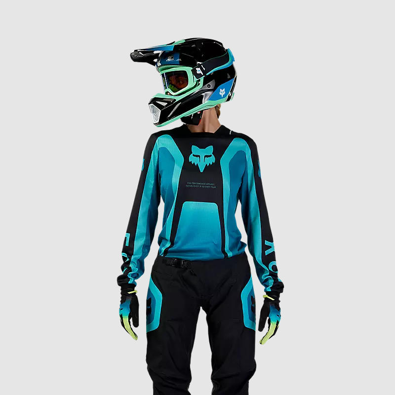 Polera Moto Mujer 180 Ballast Celeste Fox