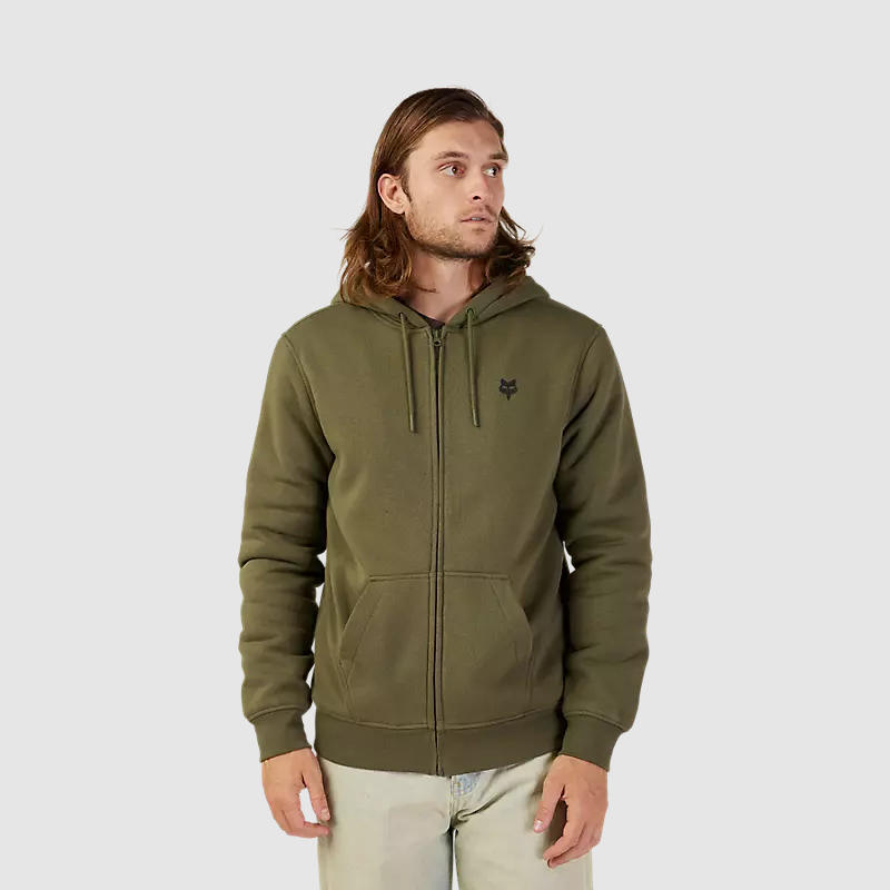 Poleron Lifestyle Dynamic Sasquatch Zip Verde Oliva Fox