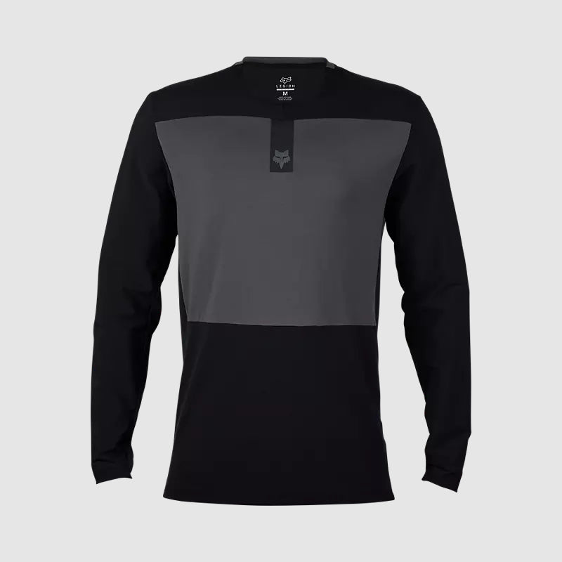 Polera Moto Defend Off Road Manga Larga Negro Fox - Rideshop