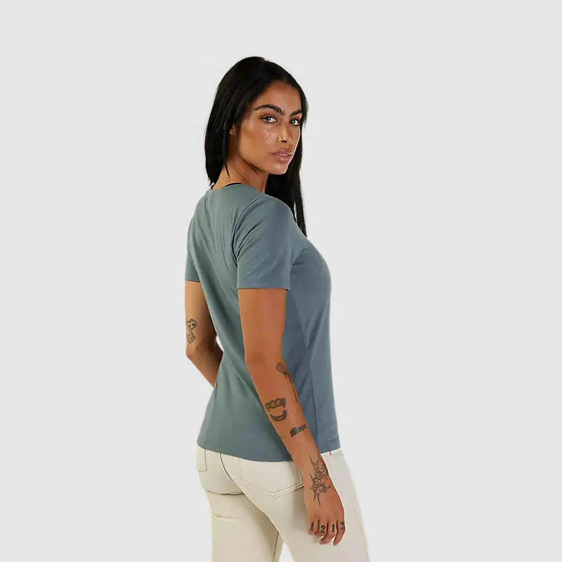 Polera Lifestyle Mujer Absolute Azul Acero Fox - Rideshop