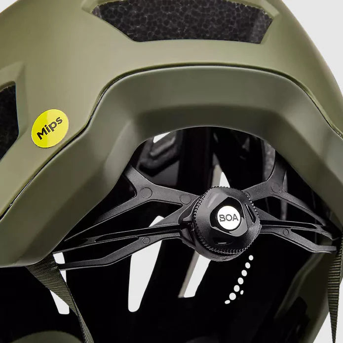 Casco Bicicleta Crossframe Pro Verde Oliva Fox - Rideshop