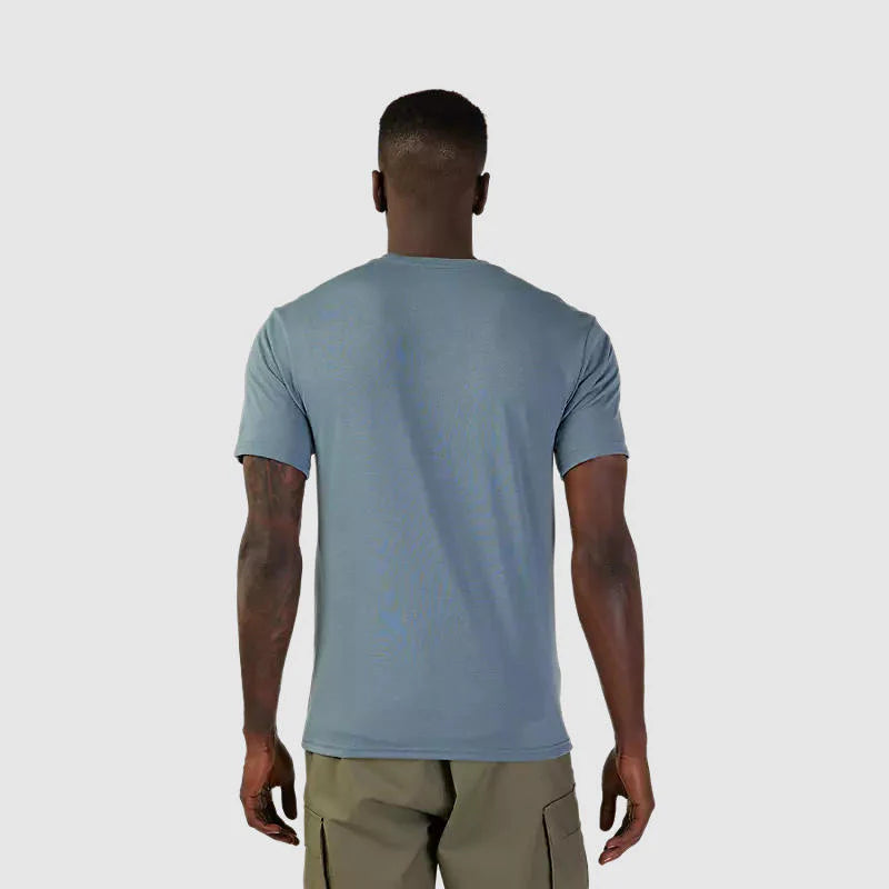 Polera Lifestyle Wordmark Azul Acero Fox - Rideshop