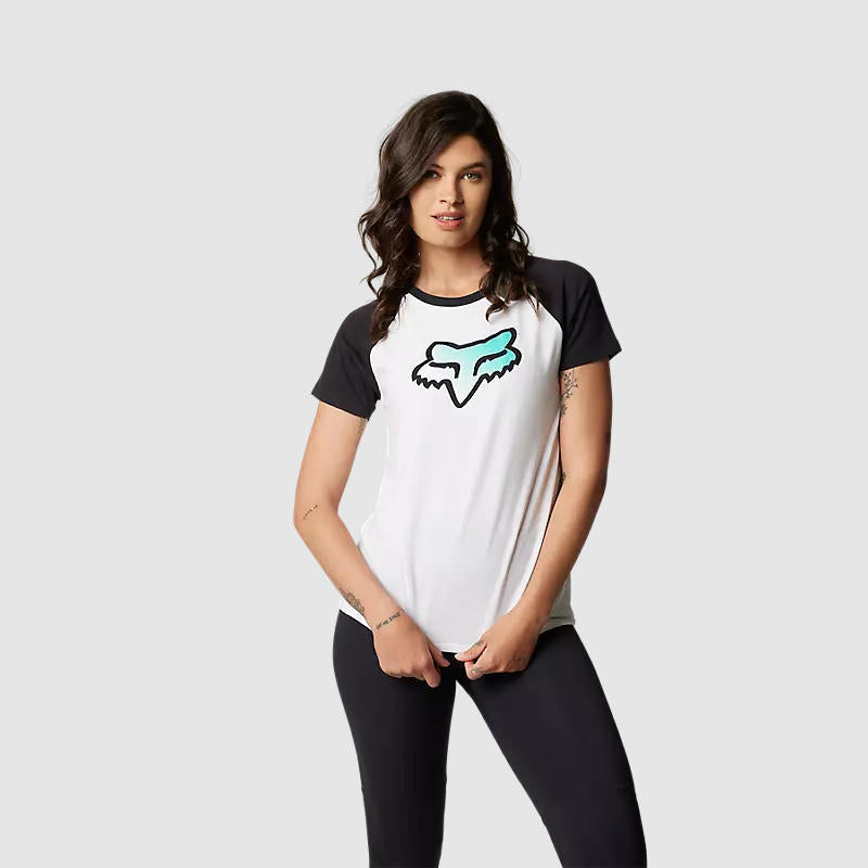 Polera Lifestyle Mujer Fgmnt Raglan Blanco Fox