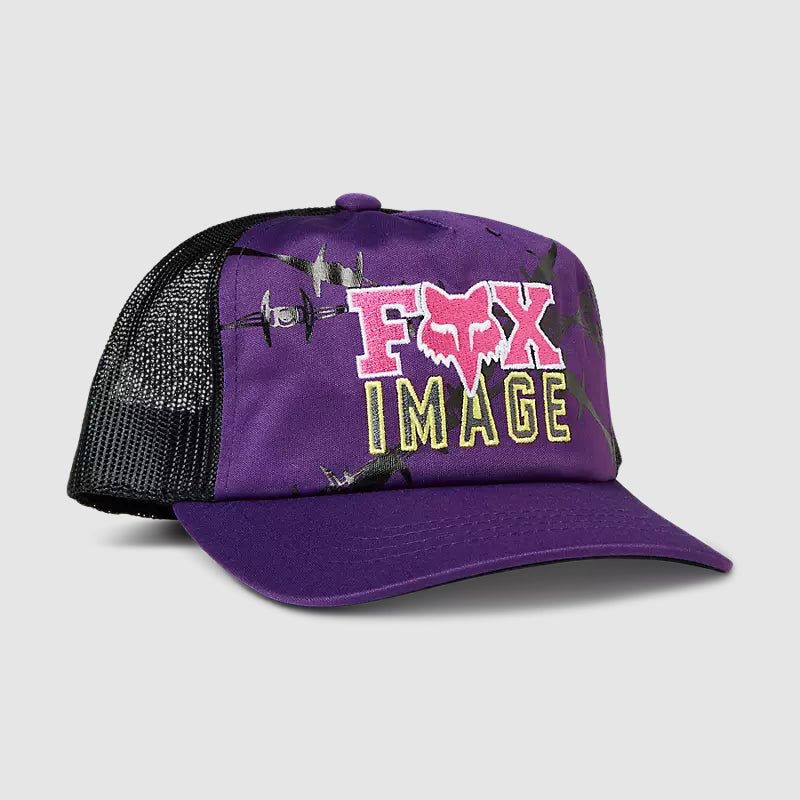 Gorro Jockey Lifestyle Niño Barb Wire Snapnack Morado Fox