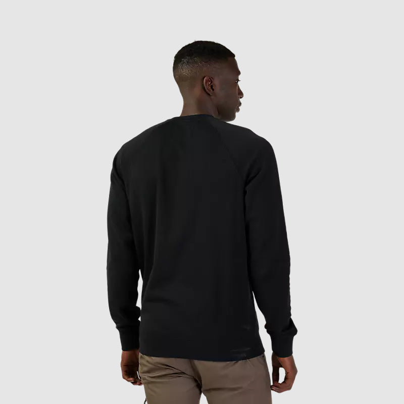 Poleron Lifestyle Sin Capucha Absolute Crew Negro Fox
