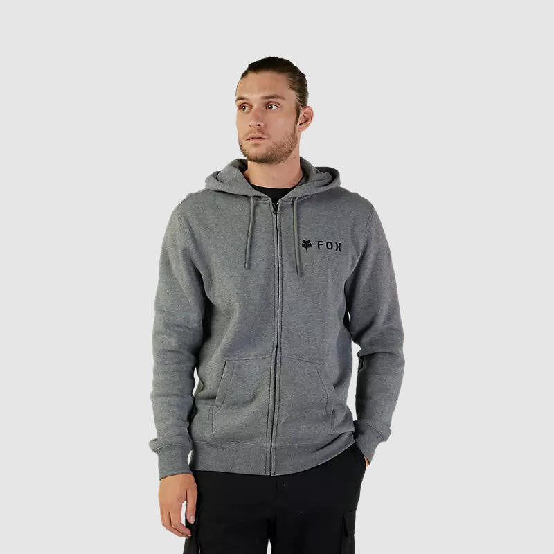 Poleron Lifestyle Absolute Zip Gris/Negro Fox