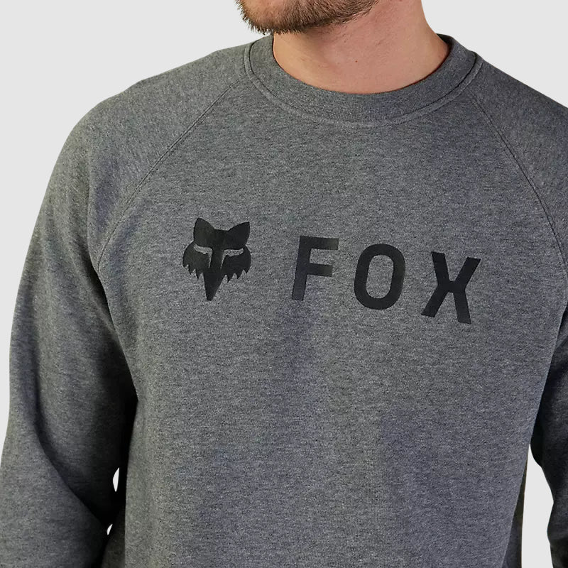 Poleron Lifestyle Sin Capucha Absolute Crew Gris Fox