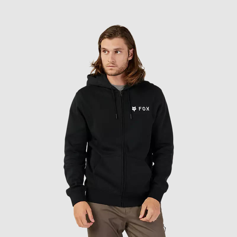Poleron Lifestyle Absolute Zip Negro/Blanco Fox