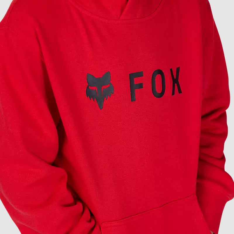 Poleron Lifestyle Niño Canguro Absolute Rojo Fox