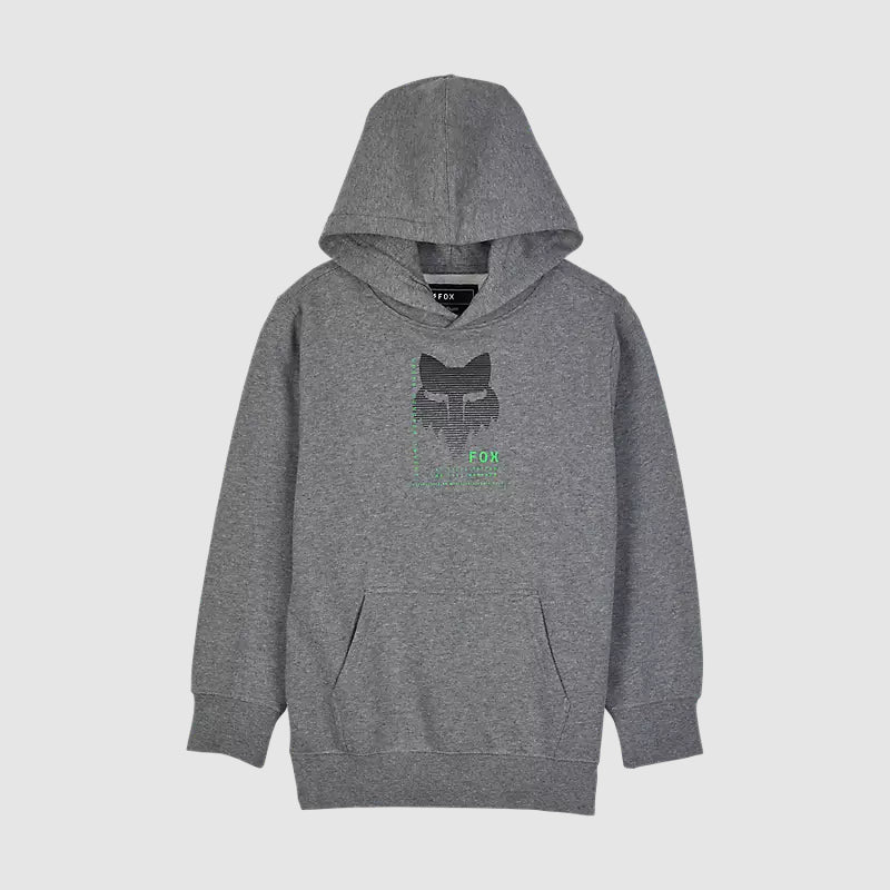 Poleron Lifestyle Niño Canguro Dispute Gris Fox - Rideshop