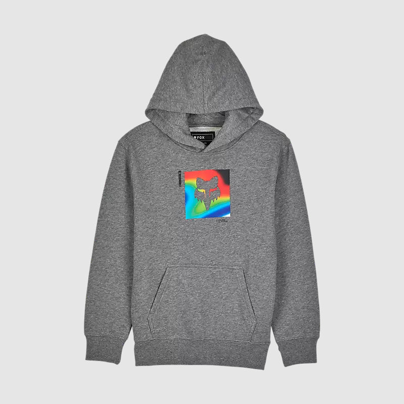 Poleron Lifestyle Niño Canguro Scans Gris Fox - Rideshop
