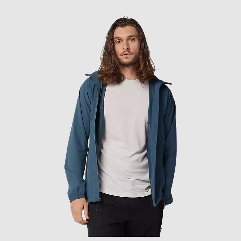 Chaqueta Lifestyle Cortavientos Survivalist Azul Acero Fox