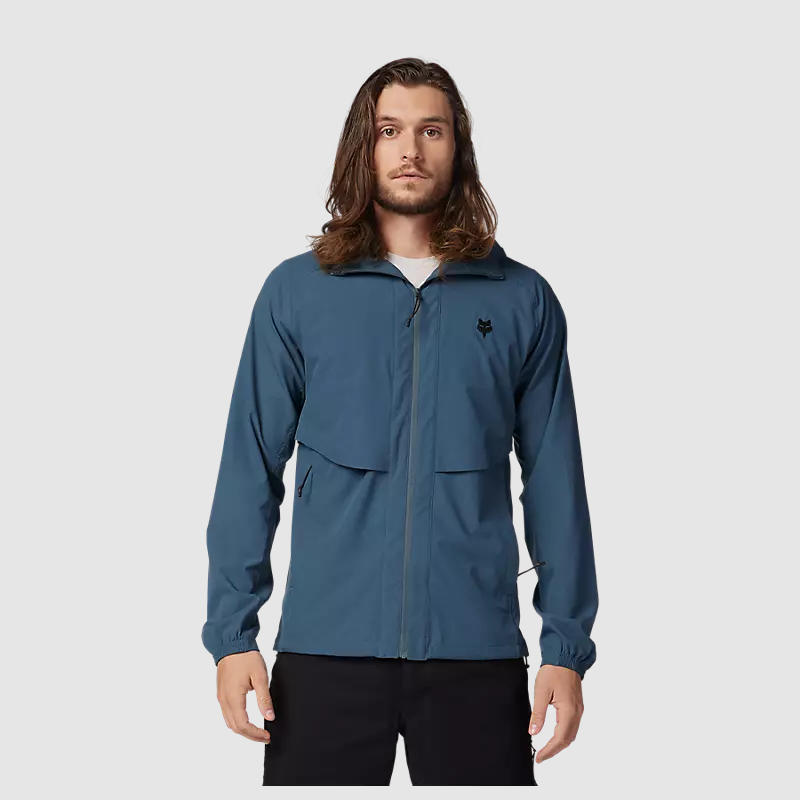 Chaqueta Lifestyle Cortavientos Survivalist Azul Acero Fox