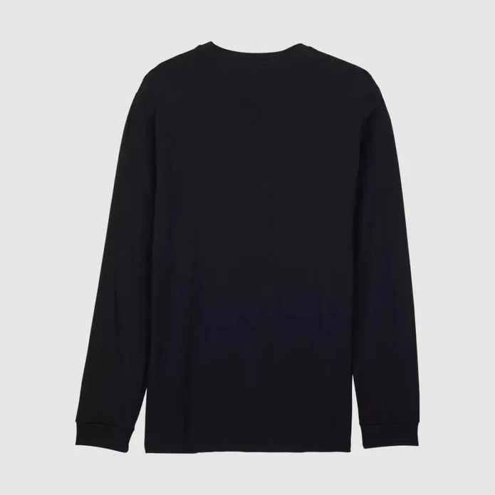 Polera Fox Lifestyle Leo Premium Manga Larga | Negro - Rideshop