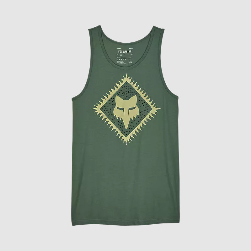 Polera Lifestyle Leo Premium Tank Verde Fox - Rideshop