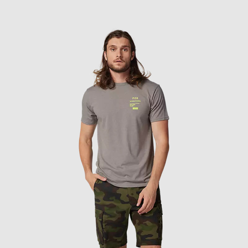 Polera Lifestyle Numerical Premium Gris Fox - Rideshop