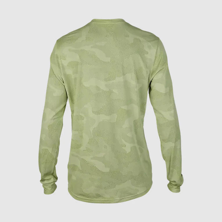 Polera Bicicleta Fox Ranger TruDri™ Manga Larga | Verde - Rideshop