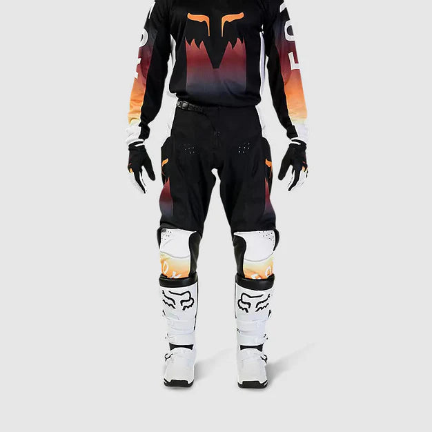 Pantalon Moto Fox 180 Flora Negro - Rideshop