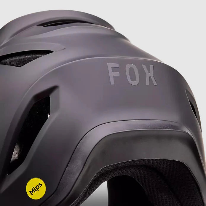 Casco Bicicleta Fox Niño New Rampage Barge Negro Matte