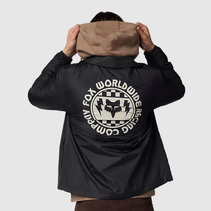 Chaqueta Lifestyle Next Level Coaches Negro Fox - Rideshop