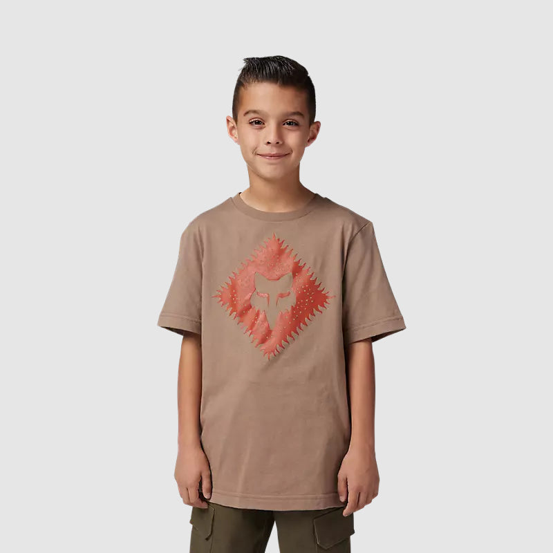 Polera Lifestyle Niño Leo Premium Cafe Fox - Rideshop