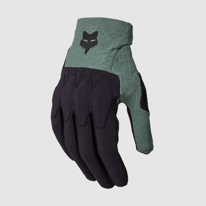 Guantes Bicicleta Fox Defend D3O Verde Oscuro - Rideshop