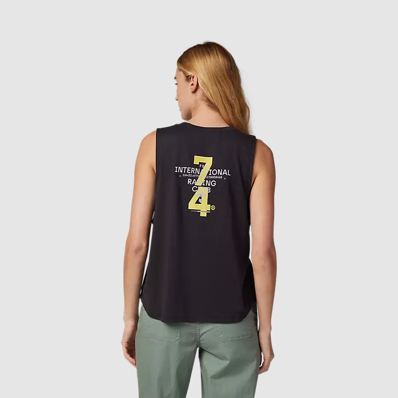 Polera Lifestyle Mujer Numerical Biker Negro Fox