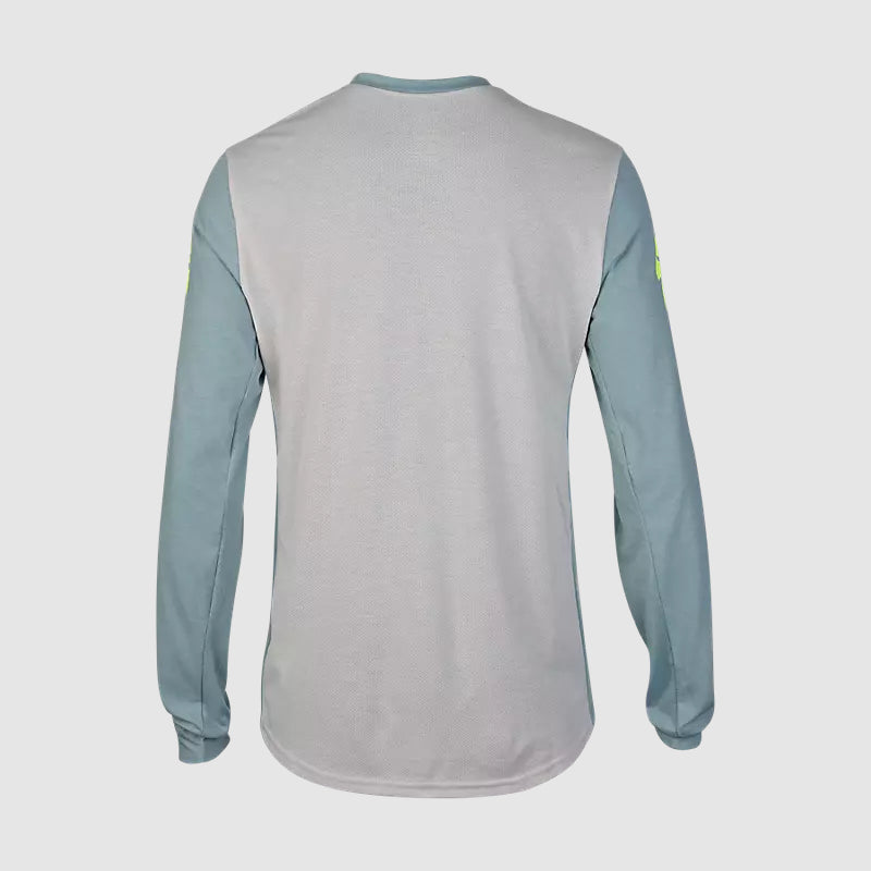 Polera Bicicleta Ranger Aviation Drirelease Manga Larga Celeste Fox