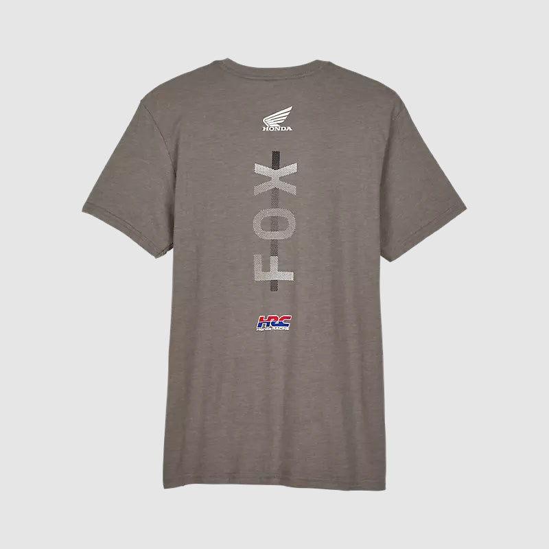 Polera Lifestyle Fox x Honda II Gris Fox