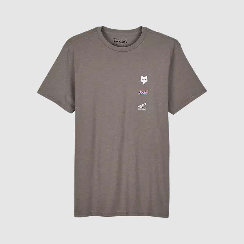Polera Lifestyle Fox x Honda II Gris Fox