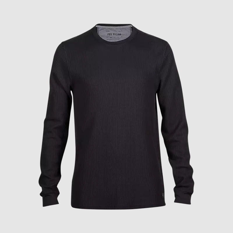 Polera Lifestyle Level Up Thermal Manga Larga Negro Fox