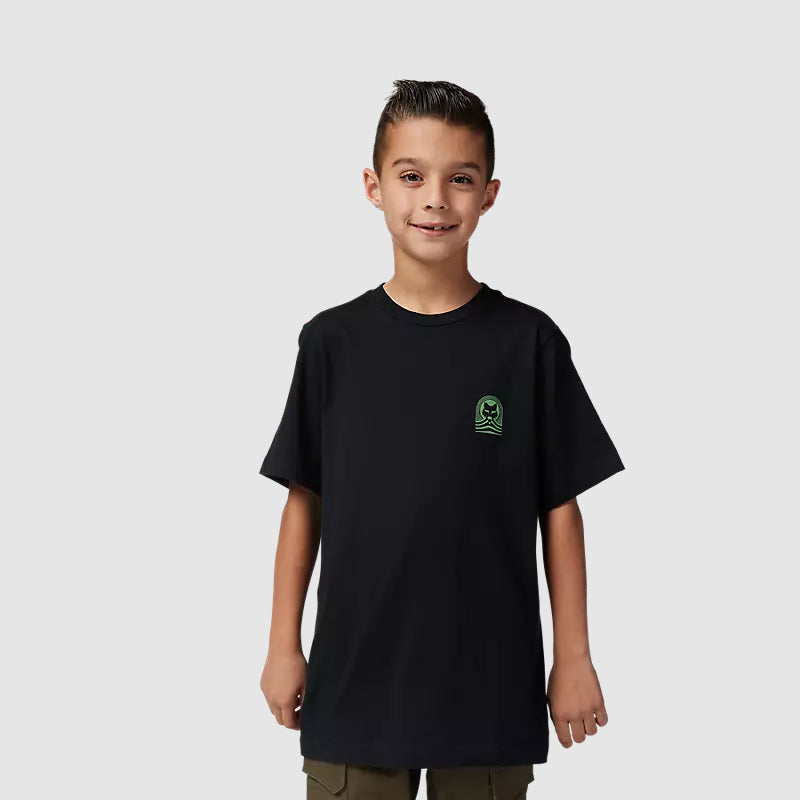 Polera Lifestyle Niño Exploration Negro Fox