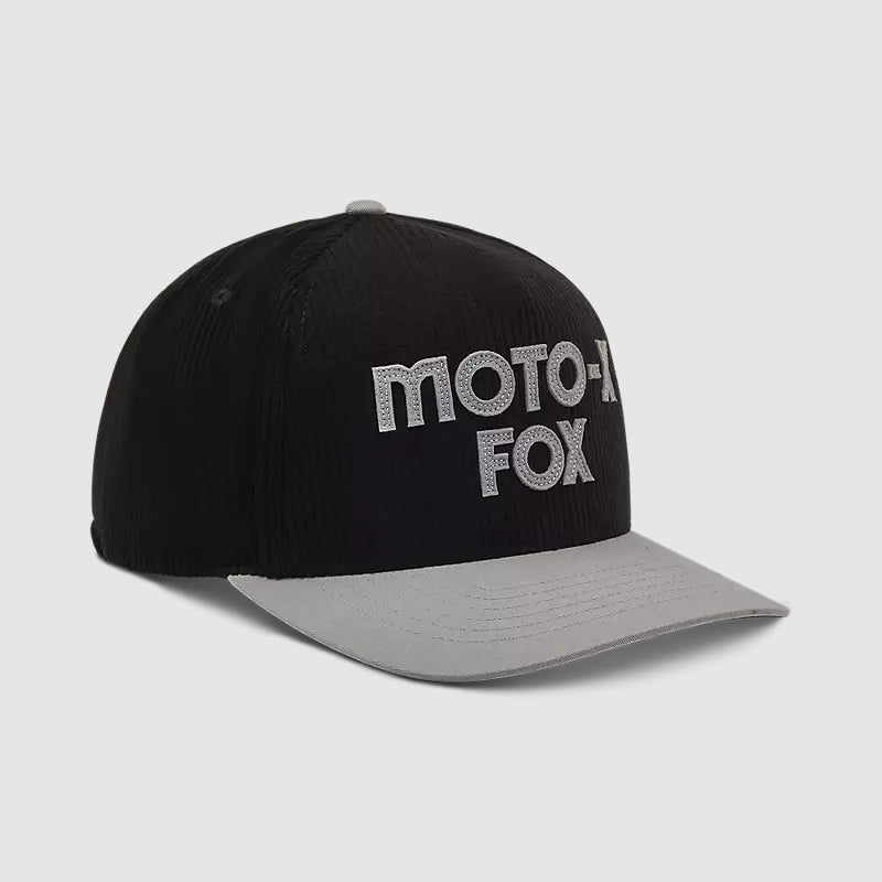 Gorro Jockey Lifestyle Moto-X Corduroy Negro Fox