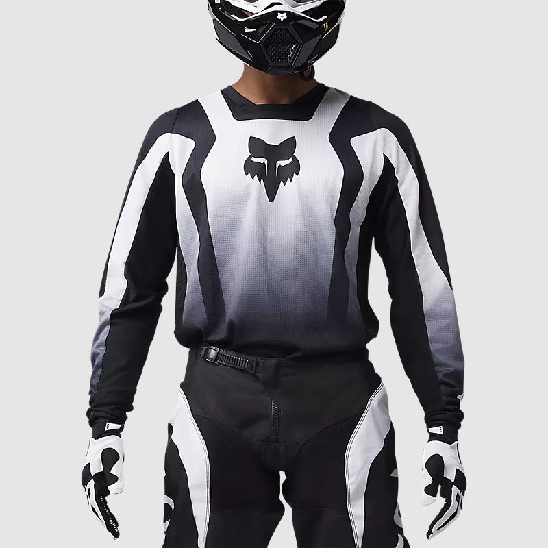 Polera Moto 180 Lean Negro/Blanco Fox
