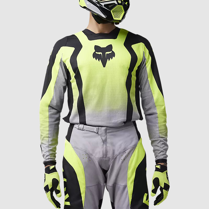 Polera Moto 180 Lean Amarillo Fox