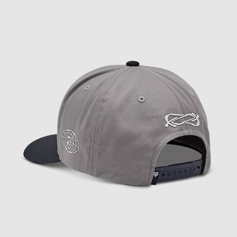 Gorro Jockey Lifestyle Race Spec Snapback Gris Fox