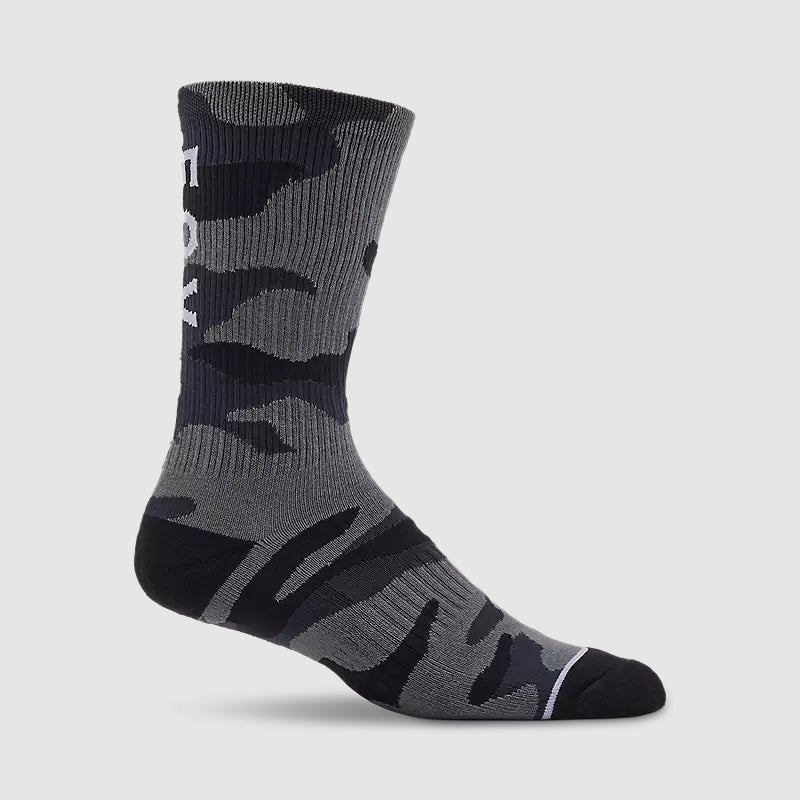 Calcetines Lifestyle Crew Negro Camo Fox